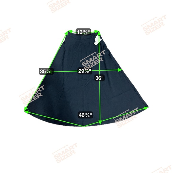 NWT Abercrombie & Fitch Black A-Line Skirt - Picture 6 of 6